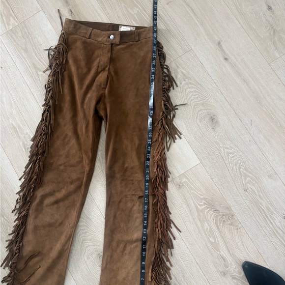 Scully Brown Fringe Boot Cut Pants- Western style! - Picture 8 of 9